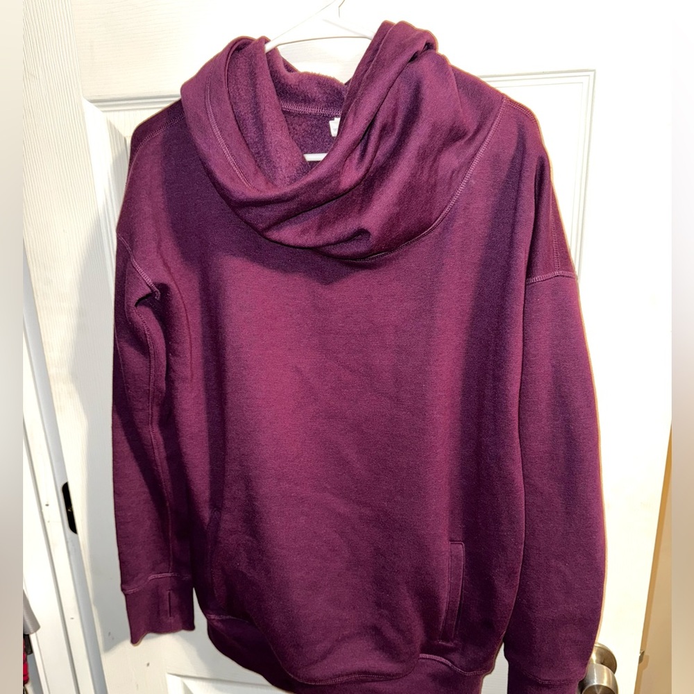 ZYIA Women's Cowl Neck Sweater - Rich Purple